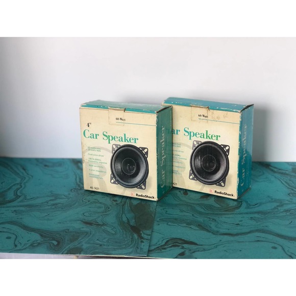 RADIO SHACK CAR SPEAKERS 4 inch #401421 60watt - Picture 6 of 6